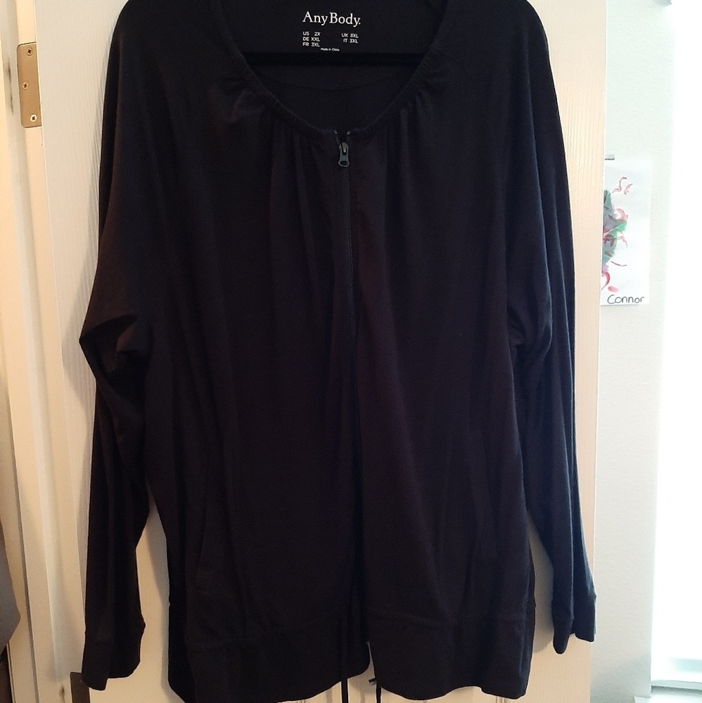 Black long sleeve tunic